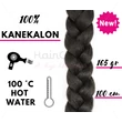 Kép 1/4 - Afro szintetikus 100% kanekalon haj 165g - 1B