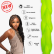 Kép 1/4 - Afro szintetikus kanekalon haj 120g neon zöld