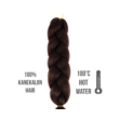 Kép 1/4 - Afro szintetikus 100% kanekalon haj 85gr #6