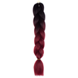 Kép 1/3 - Afro ombre szintetikus haj 5 fekete-burgundy