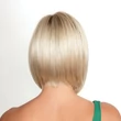 Kép 3/3 - Hailey Champagne Rooted paróka hátulról