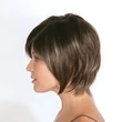 Kép 2/3 - Reese Marble Brown Ombre paróka oldalról
