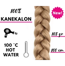 Afro szintetikus 100% kanekalon haj 165g - 24