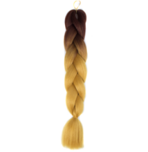 Afro ombre szintetikus haj 30 sötétbarna-arany