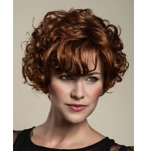 Elegant XXL paróka, a képen látható színkód: 33/28 (vörösesbarna)