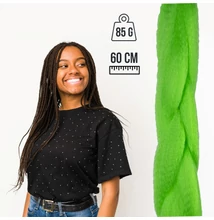 Afro Jumbo Braid szintetikus haj színkód green