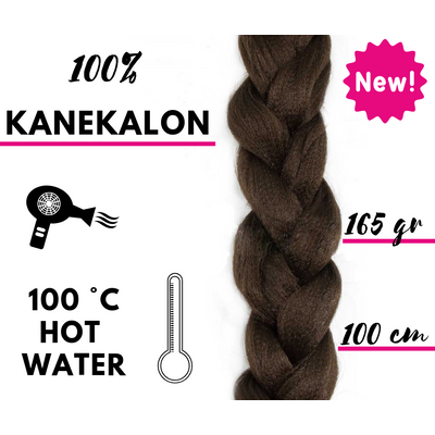 Afro szintetikus 100% kanekalon haj 165g - 6