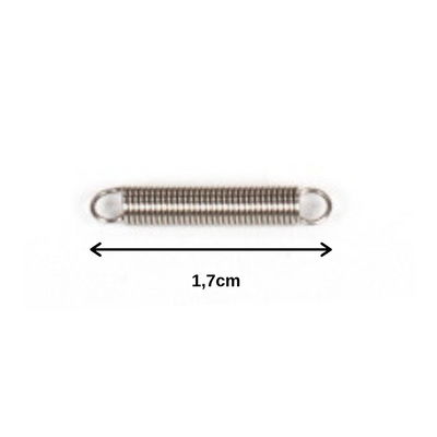 Rugó paróka-toupee rögzítő 1,7cm