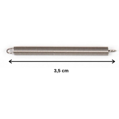 Rugó paróka-toupee rögzítő 3,5cm