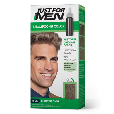 Just for Men Shampo-In hajszínező - H-25 világos barna