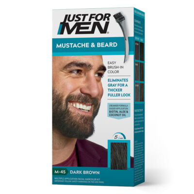 Just for Men Mustache &amp; Beard szakáll és bajusz színező - M-45