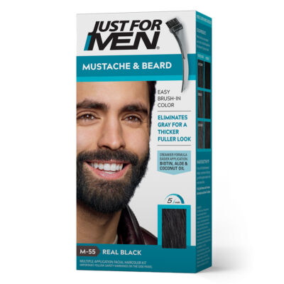 Just for Men Mustache &amp; Beard szakáll és bajusz színező - M-55