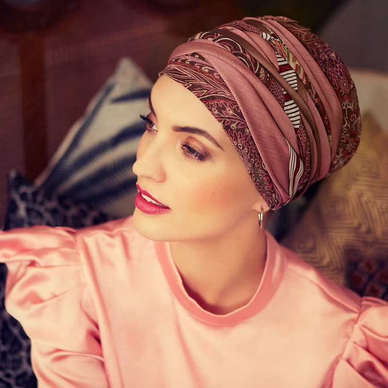 Christine Scarlett - Boho Turban Set- mintás 3029-0700 Christine Scarlett - Boho Turban Set- mintás 3029-0700
