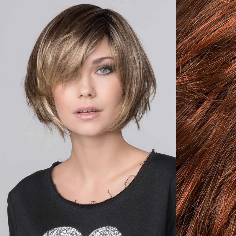 Fresh Darkauburn Rooted paróka