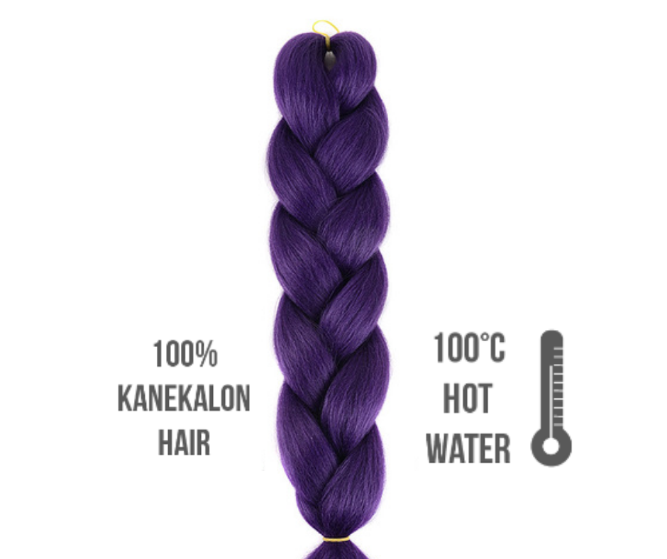 Afro szintetikus 100% kanekalon haj 85gr #purple