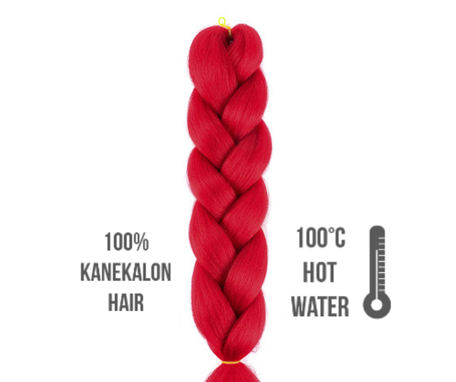 Afro szintetikus 100% kanekalon haj 85gr #tomato red