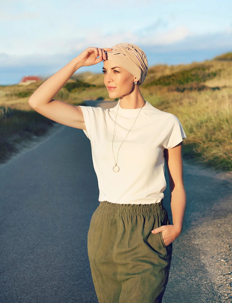 Christine Shanti mintás turbán