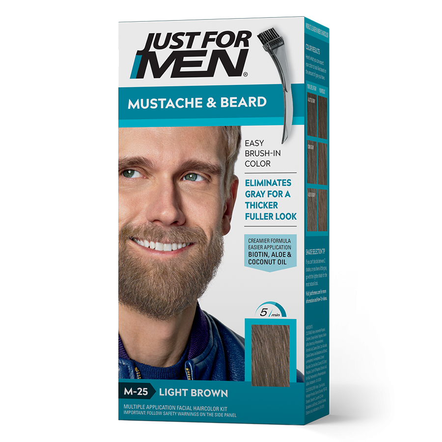Just for Men Mustache & Beard szakáll és bajusz színező - M-25 világosbarna