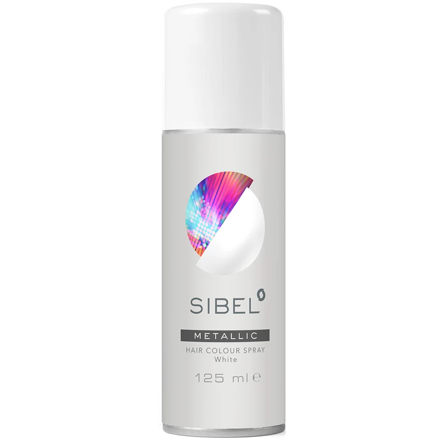 Sibel hajszínező spray metál fehér 125ml 0230000-01